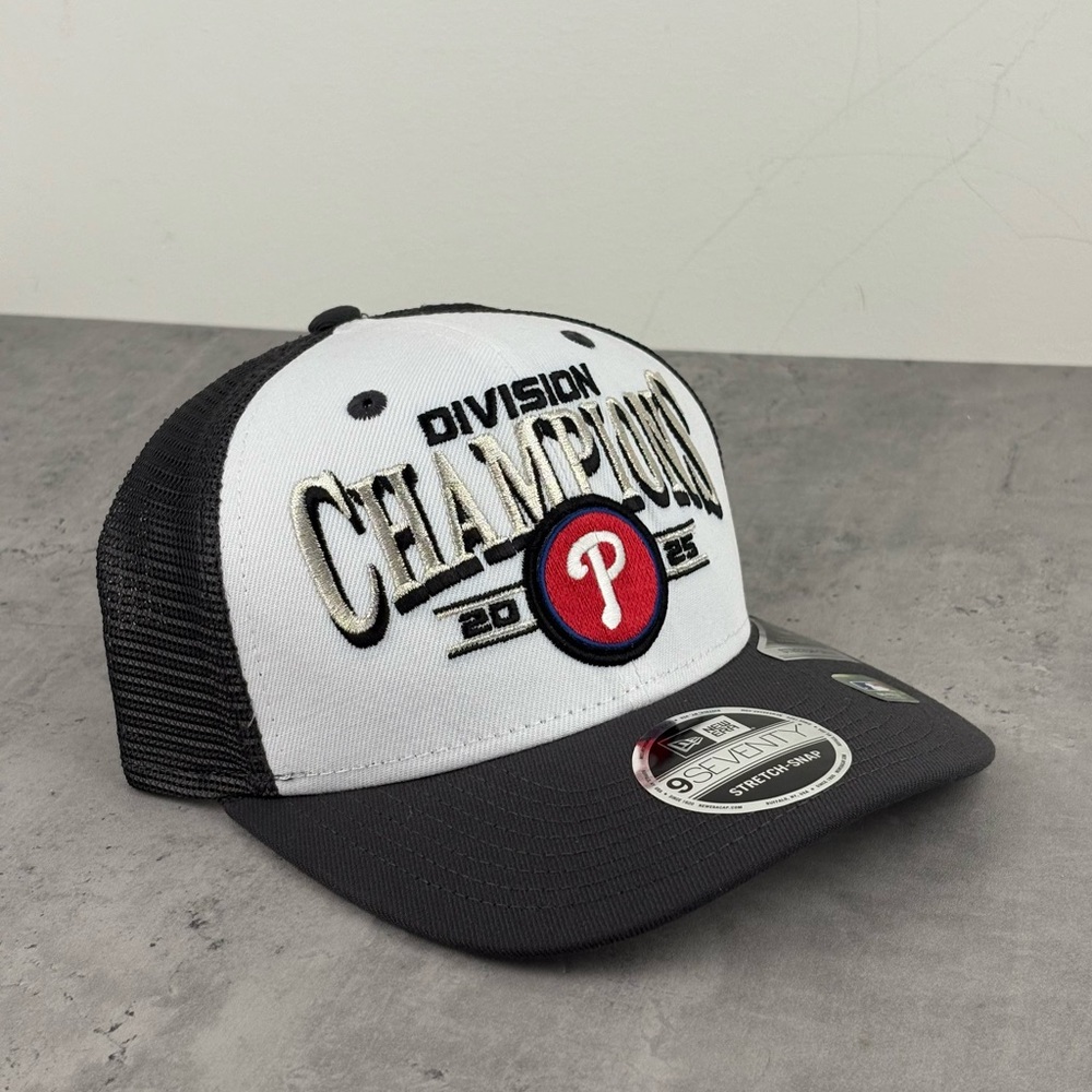 Philadelphia Phillies Division Champions Hat Cap 2025 Adjustable 9Seventy New